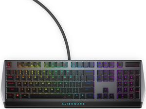 Alienware Low-Profile RGB Gaming Keyboard AW510K: Alienfx Per Key RGB LED - Media CONTROLS & USB Passthrough - Cherry MX Low Profile Red Switches
