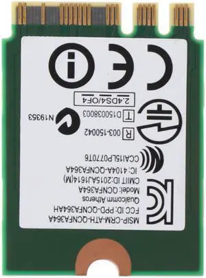 ZHIJIADA 4.1 Version Bluetooth Killer 1535 1525 QCNFA364A AC M.2 WIFI Card Adapter for MSI GT72/GS60 for Dell