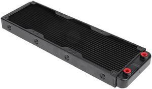 360mm 18 Tubes Aluminum Computer Water Cooling Cooler  Radiator with G4/1 Thread Heat Exchanging Sink Part Computer Components