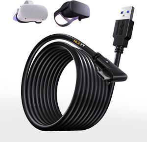 for Oculus Quest 2 Link Cable 16.4FT/5M, Compatible for Oculus Quest 2, Quest 1 VR Link Cable, USB 3.2 to USB-C 5Gbps High Speed Data Transfer & Fast Charging Cable for Oculus VR Headset and Gaming PC