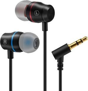 Earphones for Oculus Quest 2 - VR Headphones Noise-Isolating in-Ear Earphones with 3D 360 Degree Sound and Custom Silicone Earbuds Caps (Black)