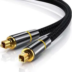 Digital Optical Audio Toslink Cable 5ft(1.5m), JYFT, S/PDIF Port, 24K Gold Plated Connectors, for Home Theater, Sound Bar, TV, PS4, Xbox, Playstation giyqxHw Digital Optical Audio Toslink Cable 5ft(1.5m), JYFT, S/PDIF Port, 24K Gold Plated Connectors, for Home Theater, Sound Bar, TV, PS4, Xbox, Playstation giyqxHw