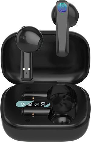 Wireless Earbuds, Bluetooth 5.0 Ear Buds,IPX7 Waterproof Bluetooth Earphones, 35H Cycle Playtime with Charging Case Wireless Stereo Headphones