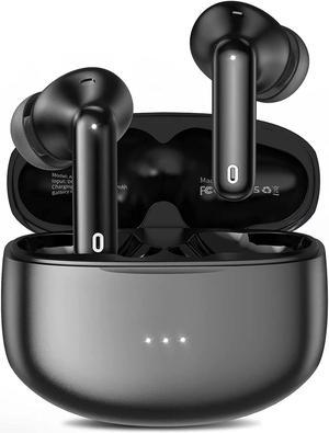 Ture Wireless Earbuds, 50Hrs Playtime Bluetooth Earbuds Built in Noise Cancellation Mic with Charging Case, Bluetooth Headphones with Stereo Sound, IPX7 Waterproof Ear buds for Smartphones