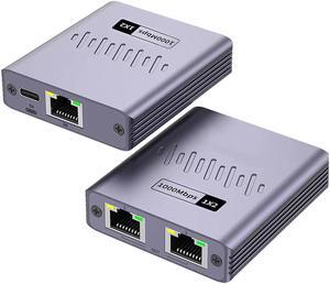 AUTYUE Ethernet Splitter 1 to 2 1000Mbps, Gigabit Ethernet Splitter,LAN Network Splitter with USB Power Cable, RJ45 Splitter for Cat5/5e/6/7/8 Cable (2 Devices Simultaneously Networking) Router Switch