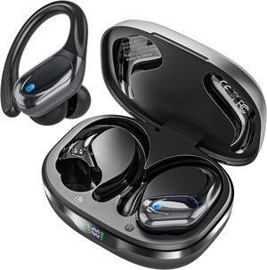 AUTYUE True Wireless Earbuds, Bluetooth Headphones 80hrs Playback Ear Buds Power Display with Noise Canceling Mic, IPX7 Waterproof, LED Power Display, Bluetooth Headsets for Sports/Workout/Running