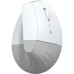 AUTYUE Wireless Mouse Ergonomic Vertical Mouse, Ergo Design, Bluetooth Cordless Mouse, Silent Click Mice, 5-Level Adjustable DPI, Carpal Tunnel Mice for Computer, PC, Mac, Laptop, White