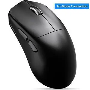 AUTYUE Wireless Gaming Mouse, PAW3311 Sensor, 49g Lightweight Mouse, 12000 DPI, 2.4G/BT5.0/USB-C Tri-Mode Gaming Mice, Rechargeable Wireless Mouses with 6 Programmable Buttons for Laptop/PC/Mac, Black AUTYUE Wireless Gaming Mouse, PAW3311 Sensor, 49g Lightweight Mouse, 12000 DPI, 2.4G/BT5.0/USB-C Tri-Mode Gaming Mice, Rechargeable Wireless Mouses with 6 Programmable Buttons for Laptop/PC/Mac, Black