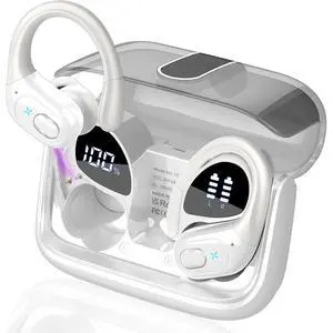 AUTYUE Wireless Earbuds 75hrs Bluetooth 5.4 Headphone Sport, Bluetooth Earbuds Stereo Deep Bass Over Ear Bud with Earhooks, ENC Noise Cancelling Mic, IPX7 Waterproof Earphone for Gym/Workout (White) AUTYUE Wireless Earbuds 75hrs Bluetooth 5.4 Headphone Sport, Bluetooth Earbuds Stereo Deep Bass Over Ear Bud with Earhooks, ENC Noise Cancelling Mic, IPX7 Waterproof Earphone for Gym/Workout (White)