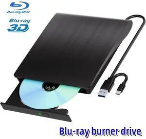 AUTYUE External Blu Ray Drive, USB 3.0 & Type C External CD/DVD Drive, External Blueray/DVD Drive for PC, External CD DVD Blu-Ray Reader CD DVD Writer Compatible with Windows XP/7/8/10/11 Linux MacOS AUTYUE External Blu Ray Drive, USB 3.0 & Type C External CD/DVD Drive, External Blueray/DVD Drive for PC, External CD DVD Blu-Ray Reader CD DVD Writer Compatible with Windows XP/7/8/10/11 Linux MacOS