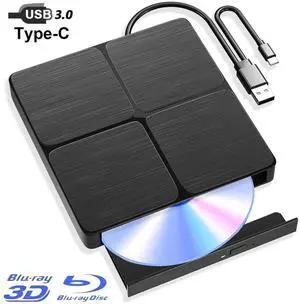 AUTYUE Dual Interface USB 3.0 Type-C External Blu-Ray Optical Writer for Windows Mac Linux | Plug & Play; Stable Burning; External CD DVD Blu ray Drive Supports BD/DVD/CD; ideal for Data backup etc.. AUTYUE Dual Interface USB 3.0 Type-C External Blu-Ray Optical Writer for Windows Mac Linux | Plug & Play; Stable Burning; External CD DVD Blu ray Drive Supports BD/DVD/CD; ideal for Data backup etc..