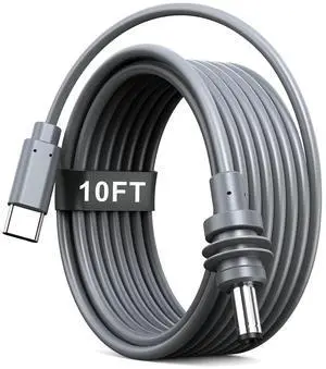 AUTYUE Starlink Mini USB C Cable 10FT/3M, USB C to DC Power Cable 100W Starlink Mini Cable 18AWG USB Type C to DC Power Cord 5.5 * 2.1mm Replacement Compatible with 100W+ PD Power Bank Waterproof AUTYUE Starlink Mini USB C Cable 10FT/3M, USB C to DC Power Cable 100W Starlink Mini Cable 18AWG USB Type C to DC Power Cord 5.5 * 2.1mm Replacement Compatible with 100W+ PD Power Bank Waterproof