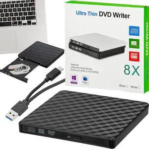 AUTYUE External DVD Drive, USB 3.0 Type-C External CD/DVD Drive, Portable CD DVD +/-RW Burner
Reader for Laptop Desktop PC Windows 11/10/8/7 Linux Mac OS, Plug and Play Slim Optical DVD Drive AUTYUE External DVD Drive, USB 3.0 Type-C External CD/DVD Drive, Portable CD DVD +/-RW Burner
Reader for Laptop Desktop PC Windows 11/10/8/7 Linux Mac OS, Plug and Play Slim Optical DVD Drive