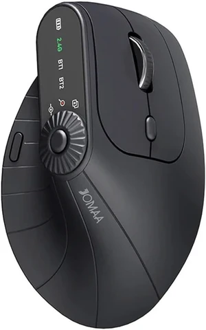 AUTYUE Wireless 2.4G & Dual Bluetooth Three Channel Ergonomic Vertical Mouse - Adjustable DPI Multifunctional Turntable Rechargeable Wireless Mouse, Tri-Mode Wireless Mouse for PC Laptop MacBook AUTYUE Wireless 2.4G & Dual Bluetooth Three Channel Ergonomic Vertical Mouse - Adjustable DPI Multifunctional Turntable Rechargeable Wireless Mouse, Tri-Mode Wireless Mouse for PC Laptop MacBook