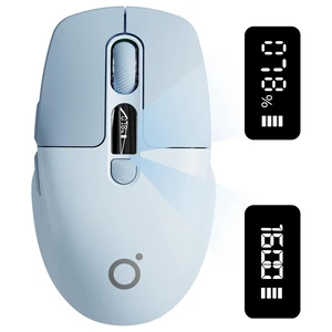 AUTYUE Dual-Mode Wireless Bluetooth Mouse with LED Display for Laptop -
Bluetooth 5.0, 2.4GHz, 400mAh Type-C Rechargeable, Silent Click, 1600 DPI, Portable Wireless Mouse for Mac iPad Windows Office AUTYUE Dual-Mode Wireless Bluetooth Mouse with LED Display for Laptop -
Bluetooth 5.0, 2.4GHz, 400mAh Type-C Rechargeable, Silent Click, 1600 DPI, Portable Wireless Mouse for Mac iPad Windows Office