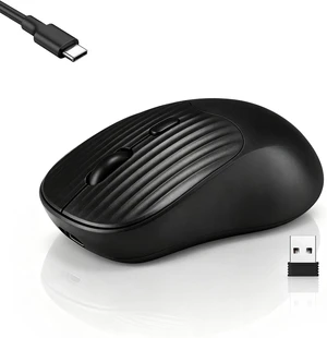 AUTYUE Wireless Bluetooth Mouse, Dual Mode Rechargeable Silent Slim Laptop Mouse, Portable(BT5.2+USB Receiver) Wireless Mice for Laptop,Desktop Computer,ipad Tablet,Phone,TV (Black) AUTYUE Wireless Bluetooth Mouse, Dual Mode Rechargeable Silent Slim Laptop Mouse, Portable(BT5.2+USB Receiver) Wireless Mice for Laptop,Desktop Computer,ipad Tablet,Phone,TV (Black)
