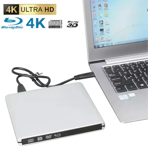 AUTYUE Premium Aluminum 4K UHD External Blu-Ray Drive, 4K External Blu-ray Burner, USB 3.0 & Type C Dual Interface, BD-RE BD Burner Portable Blu-ray CD DVD Optical Drive Compatible Windows Linux MacOS AUTYUE Premium Aluminum 4K UHD External Blu-Ray Drive, 4K External Blu-ray Burner, USB 3.0 & Type C Dual Interface, BD-RE BD Burner Portable Blu-ray CD DVD Optical Drive Compatible Windows Linux MacOS