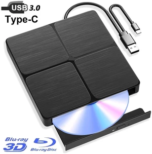 AUTYUE USB 3.0 &Type-C Dual Interface External Blu-Ray Drive, Optical CD DVD Writer for Windows Linux Mac OS, Plug & play; Stable burning; Supports BD/DVD/CD; ideal for data backup, Media playback AUTYUE USB 3.0 &Type-C Dual Interface External Blu-Ray Drive, Optical CD DVD Writer for Windows Linux Mac OS, Plug & play; Stable burning; Supports BD/DVD/CD; ideal for data backup, Media playback