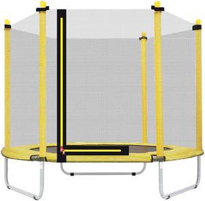Out/Indoor Jumping 60" Youth Kids Trampoline Exercise Safety Pad Enclosure