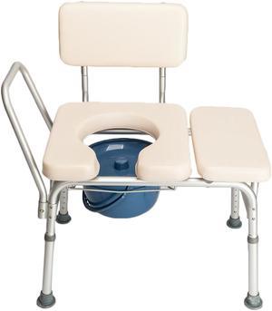 Portable Bedside Toilet Chair Shower Commode Seat Bathroom Potty Stool Adult