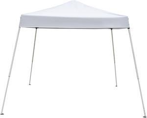 White 8'X8' EZ POP UP Wedding Party Tent Folding Gazebo Beach Canopy W/Bag New