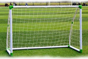 Soccer Goal 6' x 4' Football W/Net Straps, Anchor Ball Training Sets