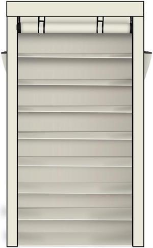 High Quality 10Tier Home Shoe Rack Tower Dustproof Closet Storage Cabinet Holder