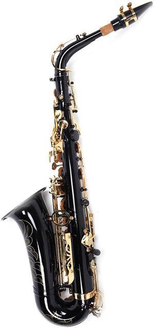 New High Grade Alto Bb Saxophone Sax with Case Accessories for Beginner Black