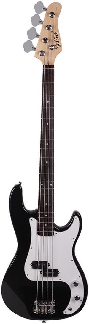 New GP Glarry Electric Bass Guitar Bass w/ 20W AMP Black