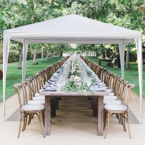 Patio 10' x 10' White Party Tent Wedding Gazebo Canopy Pavilion Event Outdoor