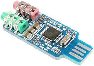 USB Sound Card Chip Drive-Free Computer External Sound Card Module