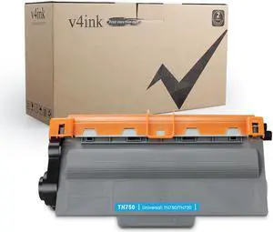 V4INK Compatible Toner Cartridge Replacement for Brother TN750 TN720 High Yield Toner Cartridge Black for Brother hl-5470dw hl-5470dwt mfc-8710dw mfc-8950dw mfc-8910dw dcp-8110dn dcp-8150dn Printer