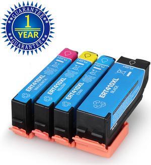 V4ink T410XL 410XL Ink Cartridge Replacement for Epson XP-7100 XP-830 XP-640 XP-530 XP-630 XP-635 Printer 4 Pack