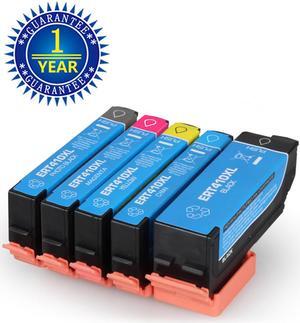 V4ink 410XL Ink Cartridge Replacement for Epson 410XL 410 XL T410XL Ink Cartridge for Epson Expression XP-7100 XP-830 XP-640 XP-530 XP-630 XP-635 Printer 5 Pack