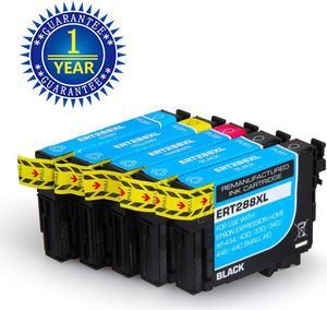 v4ink Ink Cartridges Replacement for Epson 288XL T288XL 288 T288 Ink for Expression XP-330 XP-340 XP-430 XP-434 XP-440 XP-446, 5PK 2K/C/M/Y