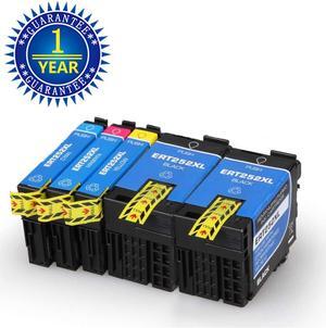 5PK 252XL T252XL Ink Cartridge for Epson Expression WF-3640 WF-3630 WF-3620, Epson Workforce WF-7710 WF-7610 WF-7620 WF-7110 WF-7720 WF-7210
