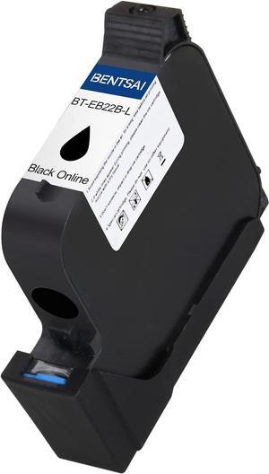 BENTSAI BT-2560N Original Aqueous Water Soluble Ink Cartridge Replacement Handheld Inkjet Printer BT-HH6105B1/BT-HH6105B2/BT-HH6105B3 Black 1 Pack