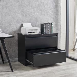 2 Drawers Lateral File Cabinet Organizer with Lock for Hanging File Folders,Steel