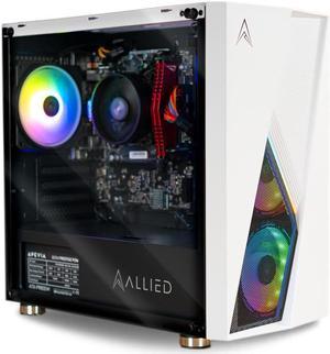 Allied Gaming Stinger Desktop PC: AMD Ryzen 5 3600, GeForce GTX 1660 Super 6GB, 16GB DDR4 3200MHz, 500GB PCIe NVMe SSD, B450M Motherboard, 750 Watt Power Supply, ARGB Fans, WiFi Ready