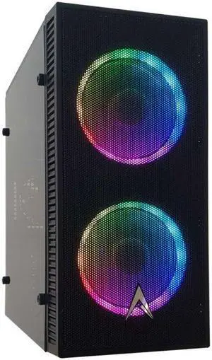 Allied Gaming Javelin Mini Desktop PC: Intel Core i3-10100, Integrated UHD Graphics 630, 8GB DDR4 2666MHz, 240GB SSD, H410 Motherboard, 550 Watt Power Supply, ARGB Fans, WiFi Ready