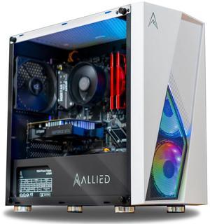 Allied Gaming Stinger Desktop PC: AMD Ryzen 5 3600, Nvidia RTX 3060, 16GB DDR4 3200MHz, 500GB PCIe NVMe SSD, B450M Motherboard, 750 Watt Power Supply, ARGB Fans, WiFi Ready