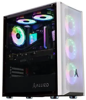 Allied Patriot Gaming Desktop PC: AMD Ryzen 9 3900X, Nvidia RTX 3080, 16GB DDR4 3600MHz RAM, 1TB PCIe NVMe SSD, X570 (WiFi) Motherboard, 750 Watt Power Supply, ARGB Fans, WiFi Ready