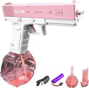Electric Water Pistol for Adults and Children, 434 CC+ 58 CC Large Capacity Strongest Water Sprayer Summer Pool Beach Party Toy