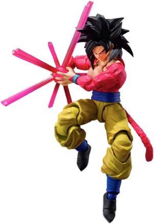 Goku Action Figure 6'' Super 4 Multi Accessory Character Model and Multiple Joints for Free Movement, PVC Figures Character Model Collectible Statue Toys Desktop