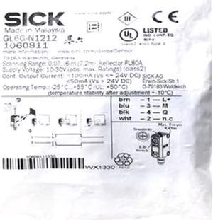 SICK GL6-N1212 Miniature photoelectric sensors ,NPN New