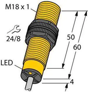 TURCK BI5-S18-AZ3X/S100 13734 Inductive sensor TURCK BI5-S18-AZ3X/S100 13734 Inductive sensor