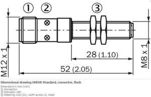 SICK IME08-1B5PSVC0S Inductive proximity sensors ,PNP,New