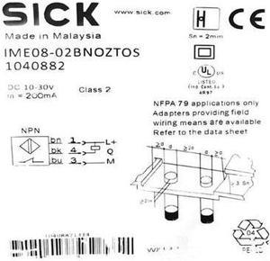 SICK IME08-02BNOZTOS Inductive proximity sensors NPN ,New