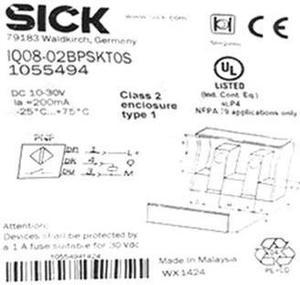 SICK IQ08-02BPSKTOS Inductive proximity sensors ,PNP,New