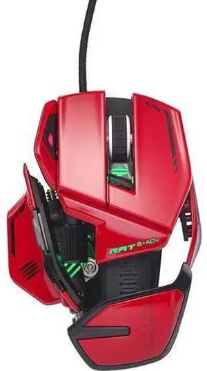 Mad Catz R.A.T. 8+ ADV 20000DPI 11 Buttons USB Gaming Mouse - Red Mad Catz R.A.T. 8+ ADV 20000DPI 11 Buttons USB Gaming Mouse - Red
